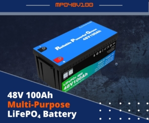 48V 100Ah LiFePO4 Multi-Purpose Lithium Battery
